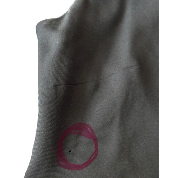 Banana Republic Sleeveless Career Dress Black Midi 100% Wool Size 12 - Picture 5 of 7